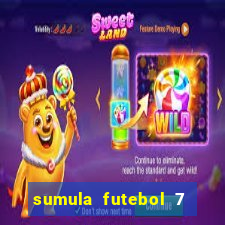 sumula futebol 7 society excel